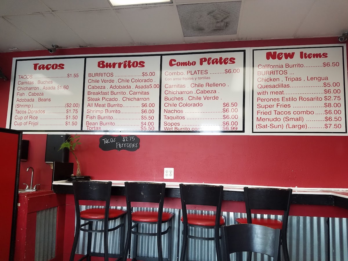 Tacos Omanas Menu - Image 3