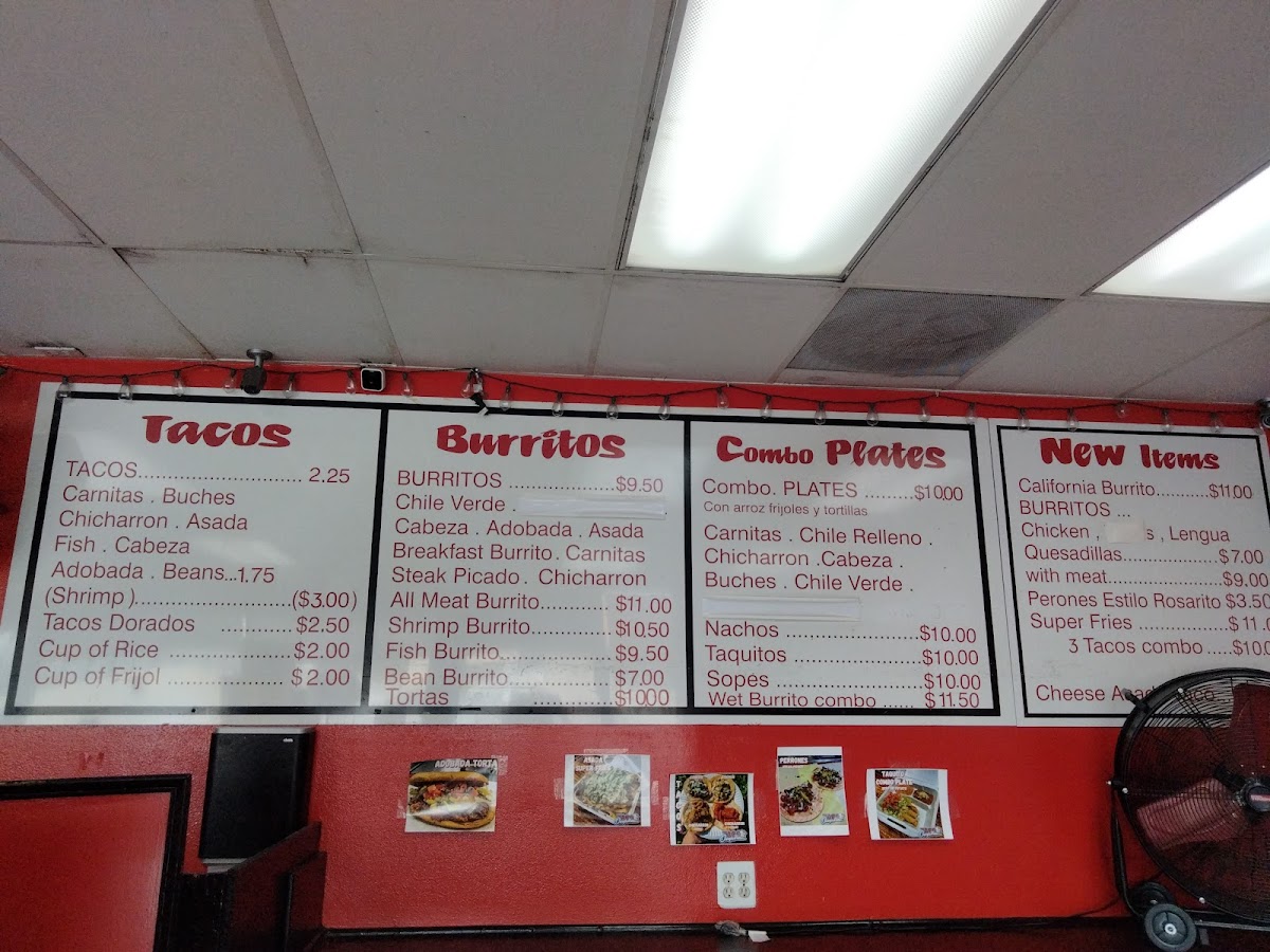 Tacos Omanas Menu - Image 4
