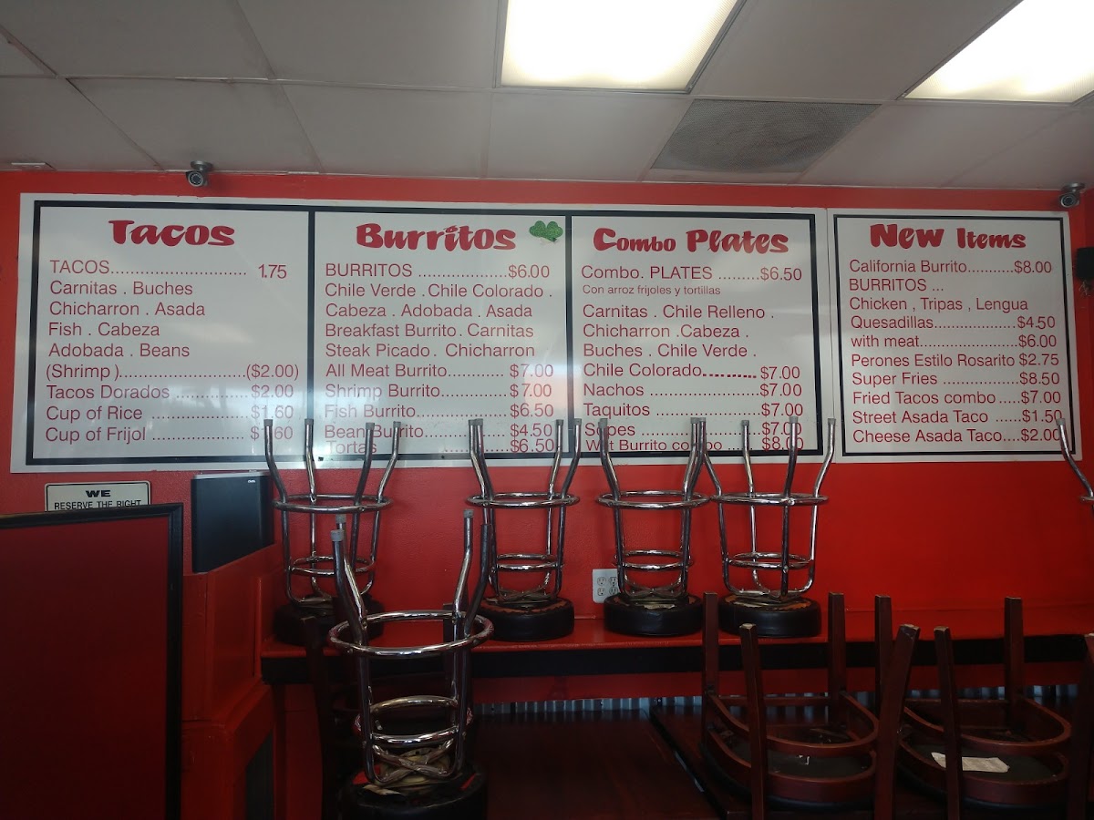 Tacos Omanas Menu - Image 6